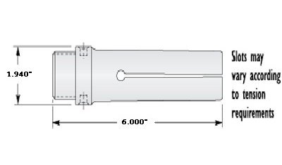 #61 1-5/8'' New Britain Hex Feed Finger